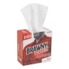 Georgia Pacific Brawny Professional Medium-Duty Premium Wipes, 9 1/4 X 16 3/8, White, 90/Box