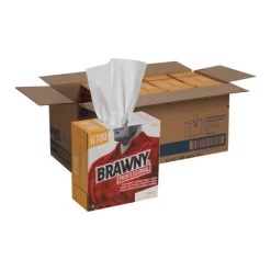 Georgia Pacific Brawny Professional Medium Weight HEF Shop Towels, 9 1/10 X 16 1/2, 100/Box -Professional cleaning tool store c9ff86c2cc36747ab83166e2f8257bd5aa