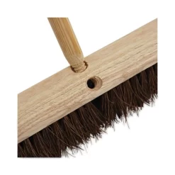 Boardwalk Heavy-Duty Threaded End Lacquered Hardwood Broom Handle, 1.13" Dia X 60", Natural -Professional cleaning tool store cc0ab1d0067f30b7dd0a1a348e4b5be1e4
