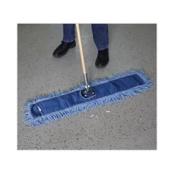 Boardwalk Dust Mop Head, Cotton/Synthetic Blend, 36 X 5, Looped-End, Blue -Professional cleaning tool store cc34a6b291bef4620d343a0fd5908de0f6