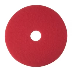 Niagara 5100N Buffing Floor Pads, 17" Diameter, Red, Case Of 5