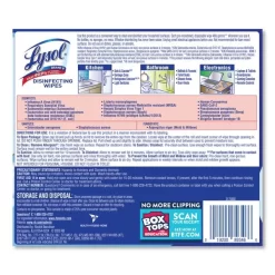 LYSOL Brand Disinfecting Wipes, 1-Ply, 7 X 7.25, Crisp Linen, White, 80 Wipes/Canister, 6 Canisters/Carton -Professional cleaning tool store cdb4837666074e451f9feef9b84799222b