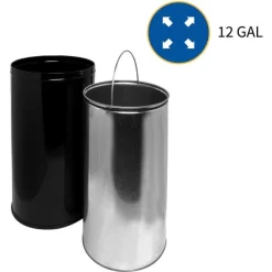 Genuine Joe Classic Round Top 12 Gallon Trash Can 7 Genuine Joe Classic Round Top 12 Gallon Trash Can -Professional cleaning tool store cdc07d930c707a08d2079af234f7d908ec