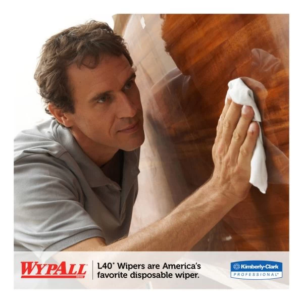 Wypall Power Clean L40 Extra Absorbent Towels 2 Wypall Power Clean L40 Extra Absorbent Towels - Image 2