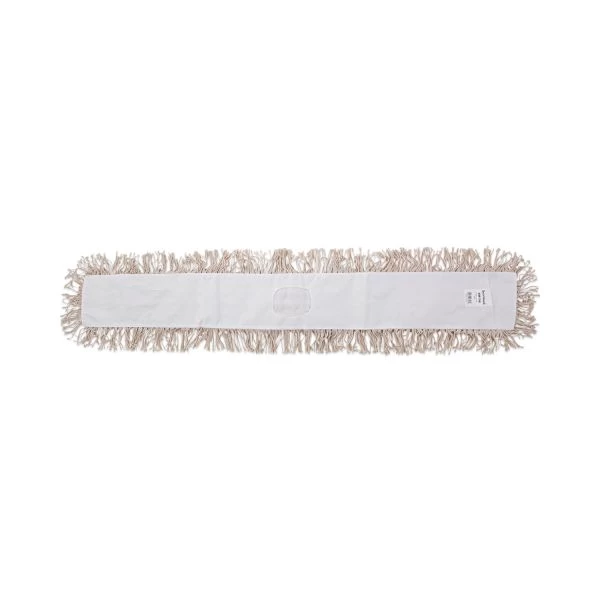 Boardwalk Industrial Dust Mop Head, Hygrade Cotton, 48w X 5d, White 1 Boardwalk Industrial Dust Mop Head, Hygrade Cotton, 48w X 5d, White