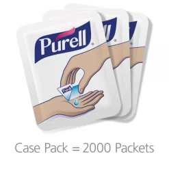 Purell Singles Advanced Hand Sanitizer Individual Single-Use Packets, 1.2 ML, Case Of 2,000 Packets -Professional cleaning tool store d1ec3869256079b2979438d6324d487855