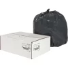 Nature Saver 16 Gallon Trash Bags, Black, Low-Density, 0.85 Mil, 500/Carton