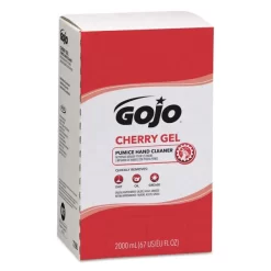 GOJO Cherry Gel Pumice Hand Cleaner, Cherry Scent, 2,000 Ml Refill, 4/Carton
