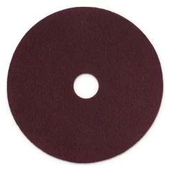 Scotch-Brite Surface Preparation Pad Plus, 20" Diameter, Maroon, 5/Carton