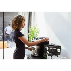 Keurig® Keurig K-Cycle Small Bins, 10"H X 10"W X 10"D, Black/Green, Pack Of 5 Bins -Professional cleaning tool store daecf8250b8172bf9247f7e5c4160d2b24