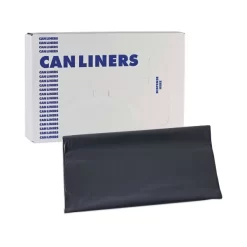 Boardwalk Linear Low Density Industrial Can Liners, 56 Gal, 1.3 Mil, 43 X 47, Gray, 100/Carton -Professional cleaning tool store dbd701b2912e509c62694a8ae2b50f41d1