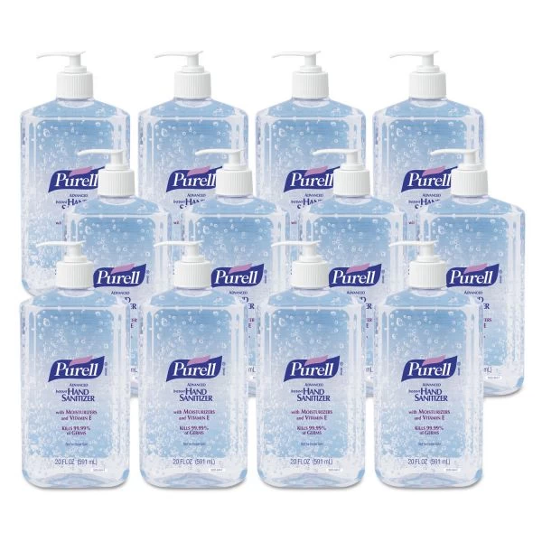 PURELL Advanced Refreshing Gel Hand Sanitizer, 20 Oz Pump Bottle, Clean Scent, 12/Carton 7 PURELL Advanced Refreshing Gel Hand Sanitizer, 20 Oz Pump Bottle, Clean Scent, 12/Carton - Image 7