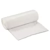 Inteplast Group Low-Density Commercial Can Liners, 30 Gal, 0.8 Mil, 30" X 36", White, 25 Bags/Roll, 8 Rolls/Carton