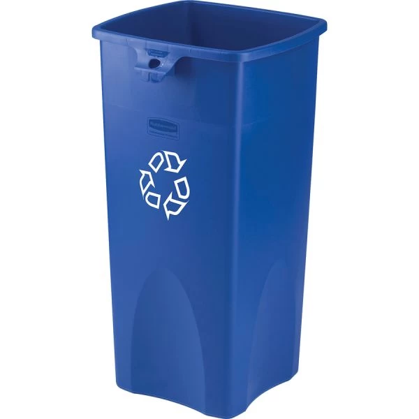 Rubbermaid Commercial Untouchable Square Recycling Container 1 Rubbermaid Commercial Untouchable Square Recycling Container