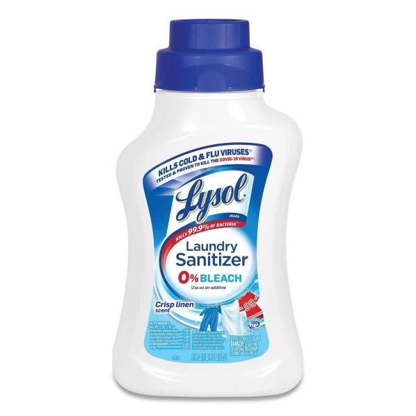 LYSOL Brand Laundry Sanitizer, Liquid, Crisp Linen, 41 Oz, 6/Carton 1 LYSOL Brand Laundry Sanitizer, Liquid, Crisp Linen, 41 Oz, 6/Carton