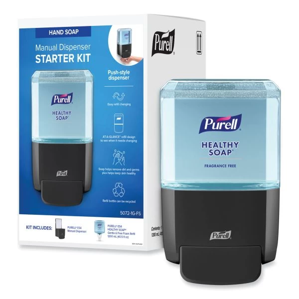 PURELL HEALTHY SOAP Gentle And Free Foam ES4 Starter Kit, 1,200 ML, Graphite 3 PURELL HEALTHY SOAP Gentle And Free Foam ES4 Starter Kit, 1,200 ML, Graphite - Image 3