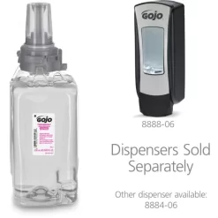 GOJO Antibacterial Foam Hand Wash Refill, For ADX-12 Dispenser, Plum Scent, 1,250 ML Refill, 3/Carton -Professional cleaning tool store e03be54601e68f738931a775bfdd4679b1