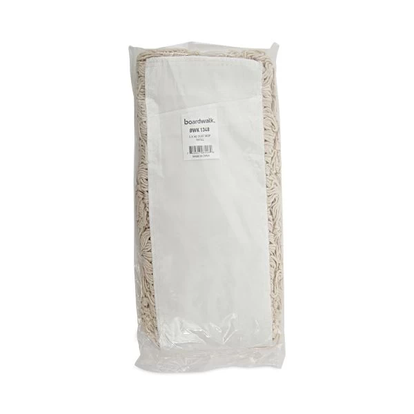 Boardwalk Industrial Dust Mop Head, Hygrade Cotton, 48w X 5d, White 3 Boardwalk Industrial Dust Mop Head, Hygrade Cotton, 48w X 5d, White - Image 3