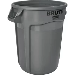 Rubbermaid Commercial Vented Round Brute Container, 32 Gal, Plastic, Gray 6 Rubbermaid Commercial Vented Round Brute Container, 32 Gal, Plastic, Gray -Professional cleaning tool store e1baa97f26400dd5d5cf015874890b6ee5