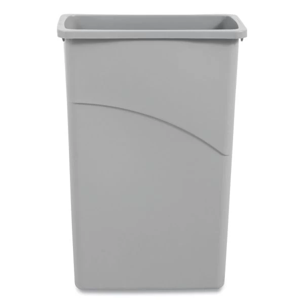 Boardwalk Slim Waste Container, 23 Gal, Plastic, Gray 1 Boardwalk Slim Waste Container, 23 Gal, Plastic, Gray