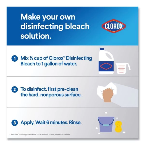 Clorox Regular Bleach With CloroMax Technology, 24 Oz Bottle, 12/Carton 10 Clorox Regular Bleach With CloroMax Technology, 24 Oz Bottle, 12/Carton - Image 10