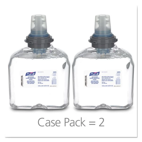 PURELL Advanced TFX Foam Instant Hand Sanitizer Refill, 1200mL, White, 2/Carton 11 PURELL Advanced TFX Foam Instant Hand Sanitizer Refill, 1200mL, White, 2/Carton - Image 11