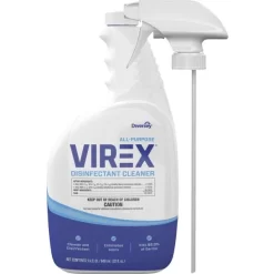 Diversey Virex All-Purpose Disinfectant Cleaner, Lemon Scent, 32oz Spray Bottle, 4/Carton -Professional cleaning tool store e50092d47881c75a0377756472ebb8cd48
