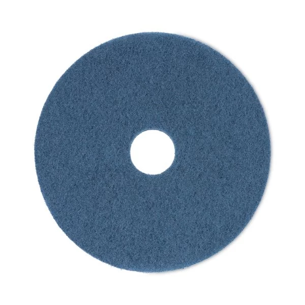Boardwalk Standard Scrubbing Floor Pads, 17" Diameter, Blue, 5/Carton 1 Boardwalk Standard Scrubbing Floor Pads, 17" Diameter, Blue, 5/Carton