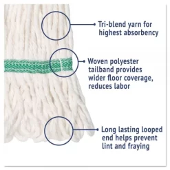 Boardwalk Super Loop Wet Mop Head, Cotton/Synthetic Fiber, 5" Headband, Medium Size, White, 12/Carton 12 Boardwalk Super Loop Wet Mop Head, Cotton/Synthetic Fiber, 5" Headband, Medium Size, White, 12/Carton -Professional cleaning tool store e543007242d59a64a338a9d8b0b5e2cabb