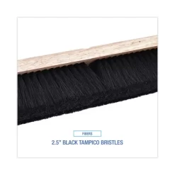 Boardwalk Floor Brush Head, 2.5" Black Tampico Fiber Bristles, 36" Brush -Professional cleaning tool store e597c78f77251adbaffa5cf416b0ec5fac