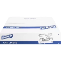 Genuine Joe Maximum Strength 55 Gallon Trash Bags, Gray, Low-Density, 1.55 Mil, 55 Gallon, 50/Carton 11 Genuine Joe Maximum Strength 55 Gallon Trash Bags, Gray, Low-Density, 1.55 Mil, 55 Gallon, 50/Carton -Professional cleaning tool store e5a7b57eff84ac3d68490d22c998b8dbed