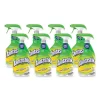 Fantastik Disinfectant Multi-Purpose Cleaner Lemon Scent, 32 Oz Spray Bottle, 8/Carton