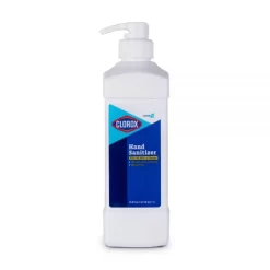 Clorox Pro Hand Sanitizer Gel With Pump, 32 Oz (1 Liter), Case Of 6