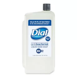 Dial Professional Antibacterial Liquid Hand Soap For Sensitive Skin Refill For 1 L Liquid Dispenser, Floral, 1 L, 8/Carton