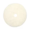 Boardwalk Natural Burnishing Floor Pads, 27" Diameter, White, 5/Carton