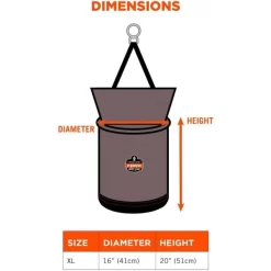 Arsenal 5976 Hoist Bucket With Swiveling Carabiner -Professional cleaning tool store e943fb52b7388ad46474b2bf2fe36f44dc