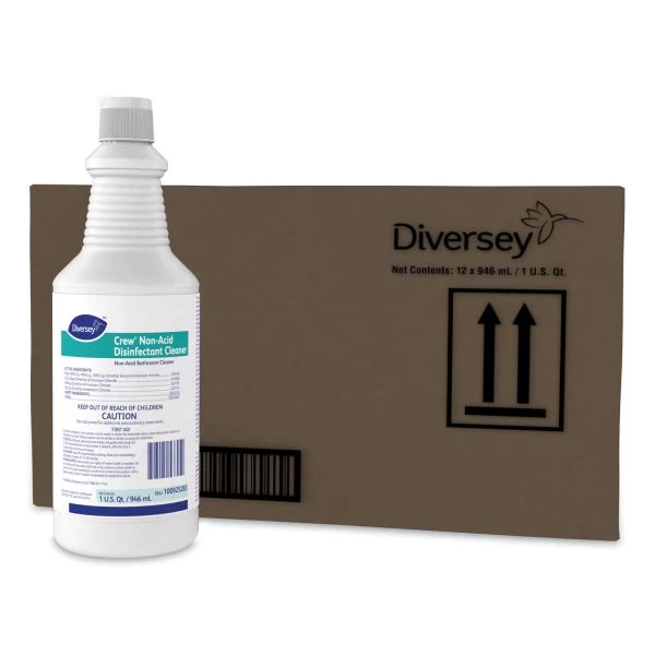 Diversey Crew Neutral Non-Acid Bowl And Bathroom Disinfectant, 32 Oz Squeeze Bottle, 12/Carton 3 Diversey Crew Neutral Non-Acid Bowl And Bathroom Disinfectant, 32 Oz Squeeze Bottle, 12/Carton - Image 3