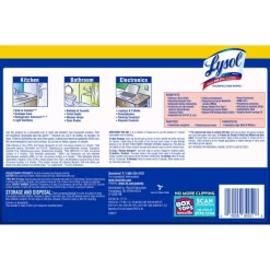 LYSOL Brand Disinfecting Wipes, 7 X 8, Lemon And Lime Blossom, 80/Canister, 3/Pack -Professional cleaning tool store ec27b4b079d6d219fd51b0d0538cbc265f