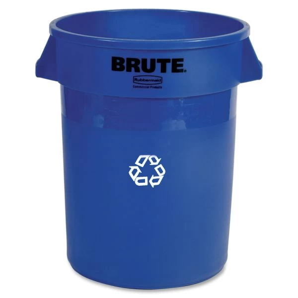 Rubbermaid Commercial Brute 32-Gallon Vented Recycling Container 1 Rubbermaid Commercial Brute 32-Gallon Vented Recycling Container