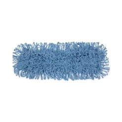Boardwalk Mop Head, Dust, Looped-End, Cotton/Synthetic Fibers, 24 X 5, Blue