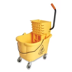 Coastwide Professional Bucket And Side-Press Wringer, 35 Qt, Yellow/Black