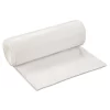 Inteplast Group Low-Density Commercial Can Liners, 60 Gal, 0.7 Mil, 38" X 58", White, 25 Bags/Roll, 4 Rolls/Carton