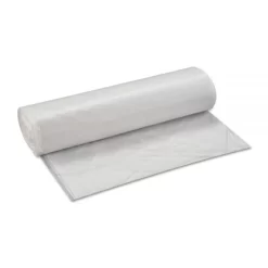 Inteplast Group High-Density Interleaved Commercial Can Liners, 45 Gal, 12 Microns, 40" X 48", Clear, 25 Bags/Roll, 10 Rolls/Carton -Professional cleaning tool store eea96f5bbe49cf9b8f10cfc6501883e835