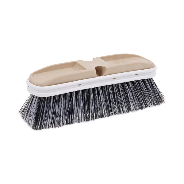 Boardwalk Polystyrene Vehicle Brush With Vinyl Bumper, Black/White Polystyrene Bristles, 10" Brush 1 Boardwalk Polystyrene Vehicle Brush With Vinyl Bumper, Black/White Polystyrene Bristles, 10" Brush