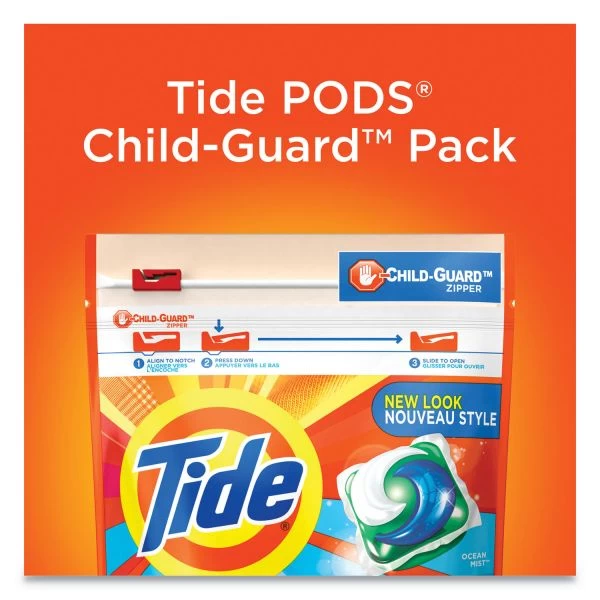 Tide Pods, Laundry Detergent, Clean Breeze, 35/Pack, 4 Pack/Carton 5 Tide Pods, Laundry Detergent, Clean Breeze, 35/Pack, 4 Pack/Carton - Image 5