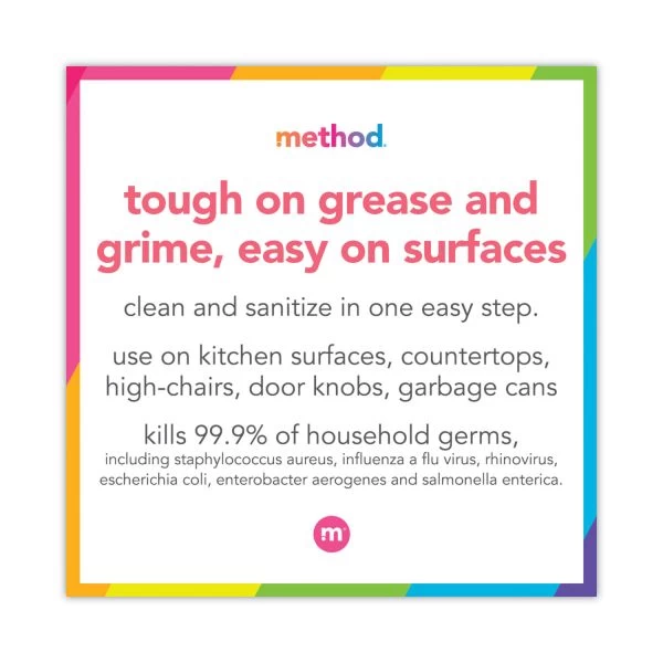 Method Antibacterial Spray, Bathroom, Spearmint, 28 Oz Spray Bottle, 8/Carton 2 Method Antibacterial Spray, Bathroom, Spearmint, 28 Oz Spray Bottle, 8/Carton - Image 2