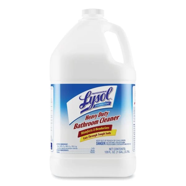 Professional LYSOL Brand Disinfectant Heavy-Duty Bathroom Cleaner Concentrate, Lime, 1 Gal Bottle 1 Professional LYSOL Brand Disinfectant Heavy-Duty Bathroom Cleaner Concentrate, Lime, 1 Gal Bottle