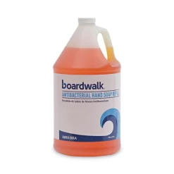 Boardwalk Antibacterial Liquid Soap, Clean Scent, 1 Gal Bottle, 4/Carton