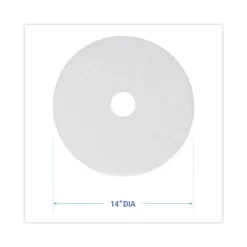 Boardwalk Standard Polishing Floor Pads, 14" Diameter, White, 5/Carton 10 Boardwalk Standard Polishing Floor Pads, 14" Diameter, White, 5/Carton -Professional cleaning tool store f39a8b2814d0e244d5aec8758feb977fdb