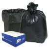 Classic Linear Low-Density Can Liners, 16 Gal, 0.6 Mil, 24" X 33", Black, 25 Bags/Roll, 20 Rolls/Carton